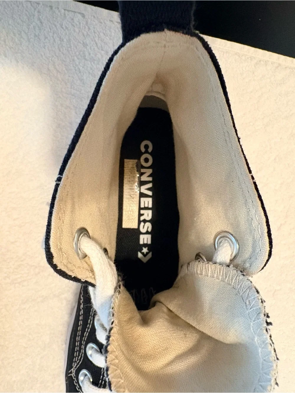 Converse Run Star Hike Black Chunky Platform High Top Sneakers Womens 6.5 - Picture 10 of 13